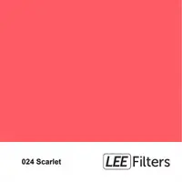 在飛比找PChome24h購物優惠-LEE Filter 024 Scarlet 燈紙 色溫紙