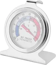 Large Dial Stainless Steel Freezer Refrigerator Thermometer Temperature Gauge Tool for Kitchen