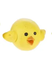Ganz Springtime Mini Chick Figurine +Poem Card 1 1/2"