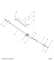 Polaris Slip Yoke, Genuine OEM Part 3236405, Qty 1
