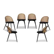 Avila Dining Chair - Black Set of Six Bundle