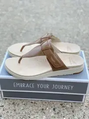 Dansko Cece Thong Comfort Sandal Women's 40 / 9.5-10 Sand Burnished