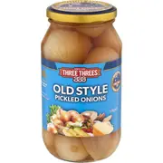 Three Threes Onions Pickled Old Style 500g