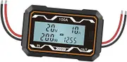 Folpus Watt Meter, Watt Voltage Amp Meter with Backlight, Ammeter, DC Multifunction Meter, Power Analyzer for DC Circuits, 100A