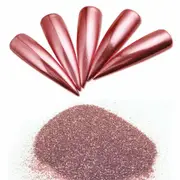 50g Rose Gold Nail Art Glitter Powder Fine Laser Flash Dust Body Decor Craft DIY