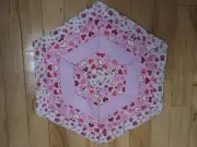 VALENTINES DAY TABLE TOPPER HANDMADE NEWLY MADE ONE OF A KIND #8