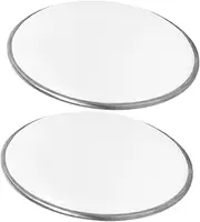 EPIGEIST 2 Pack 6 Inch Drum Practice Pads for Drum Set Replacement Covers White Reusable Supplies