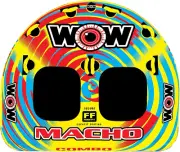 Wow Sports – Macho Combo Towable Tube for Boating – Multiple Riding Positions...