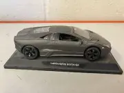 ⭐ Burago Diecast 1/43 SCALE Model Lamborghini Reventon in Matt Grey FREE POST⭐