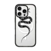 iPhone 16 Pro Impact Case MagSafe Compatible Snake Bite - Black
