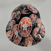 full brim hard hat custom hydro dipped IN HOUSTON ASTROS BASEBALL ⚾ NEW