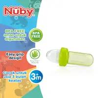 在飛比找蝦皮購物優惠-Nuby First Solids 迷你 Ez 擠壓奶瓶勺子