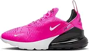 [Nike] Air Max 270 Big Kids' Shoes (943345-602,Laser Fuchsia/Summit White-Black-White) Size 3.5