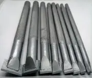 Carbide chisels for stone, Set of 8 Elite Chisel (4-24mm), Express shipping