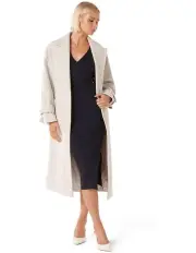 [Forever New] Shiv Belted Wrap Coat in Cream