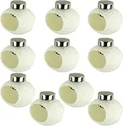 10 Sets Little Cocoon Huts with Magnets Small Natural Silk Cocoon Huts for Jumping Spiders Pet Hide Habitat Accessories