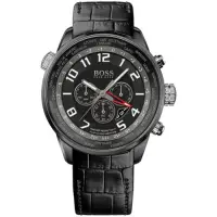 在飛比找Yahoo奇摩購物中心優惠-Hugo Boss Black簡約流線計時碼男錶/H1512