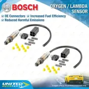 2x Bosch O2 Oxygen Lambda Sensors for Volkswagen Golf MK5 1K Caddy 2K Polo 9N 6R (for: Volkswagen)