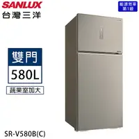 在飛比找myfone網路門市優惠-SANLUX台灣三洋 580公升一級能效變頻雙門冰箱 SR-