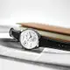 CITIZEN 簡約商務 雙時間顯示小牛皮手錶(AO3030-24A)-銀x黑/44mm