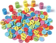 Learning Resources Place Value Disks, Early Math Skills, Set of 280 Pieces, Ages 6+