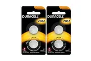 4pc Duracell 220MAH 3V DL2032 CR2032 Lithium Battery Button Cell Coin for Watch