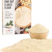 Siberian Pine Nut Flakes Flour Cedar Kernel Powder 454g (16 oz) Wild Harvested 100% Pure