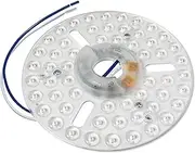 HAOLEDI 6.3'' 22W LED Ceiling Fan Light Retrofit Kit, Ceiling Flush Light, Ceiling Light Replacement Panel PCB 3CCT 3000K 5000K 2500LM 100-265V CRI90+ (3CCT)