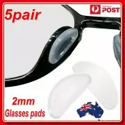 5/10 Pairs Silicone Anti-Slip Stick On Nose Pads for Eyeglass Sunglasses Glasses