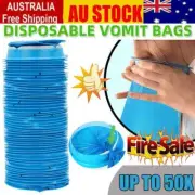 1-50DisposabAC Vomit Bags Sickness Travel Plane Motion Car Bus Sea Sick SealabTO