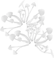 WHAMVOX 12PCS Mini Modern Mushroom Figurines Realistic Resin Fillers for DIY Crafts Micro Landscape Models and Jewelry Making Supplies for Creative Projects