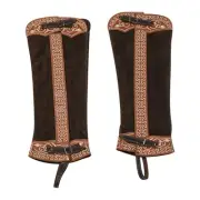 Charro Polainas Mexican Cafe Gamuza Lienzo Chaps