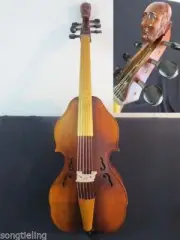 Baroque style SONG profession Maestro 6 string 25 1/2"viola da gamba,viol #11071