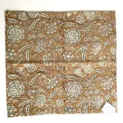 POTTERY BARN Cassia Floral Print Pillowcase, Linen Cotton, Zipper, Yellow 22x22"
