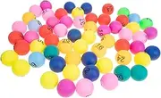GOOHOCHY Fun Raffle Balls Set 90pcs Small Plastic Balls Numbers Great for Games Entertainment