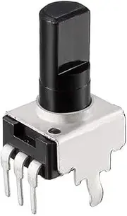 XYWHPGV Carbon Film Potentiometer, 10K Ohm Variable Resistors Single Turn Rotary Half Shaft D Type Design 10pcs(fe977 3af18 4c6b3 529ac 2fb7d 7c607