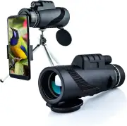 Monocular Telescope BAK4 Prism,40×60 Hd,With Phone Adapter and Tripod,Use to ...