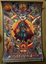 Doctor Strange Variant Edition Poster Marvel Ise Ananphada Art Print Mondo GMA