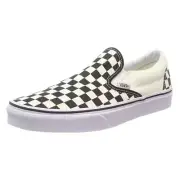 Vans Classic Sneakers Men's 11 Black White Checkerboard Slip-On Shoes EEE3811