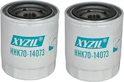 XYZIL 2X Hydraulic Oil Filter HHK70-14073 Compatible with Kubota L2501H L3301H L3901H B2320HSD B2620HSD ZD1211 ZD326 ZG227 RTV900G RTV900W RTV-X1100CR RTV-X900 HHK70-14070 K7561-14070 BT8908 P550711