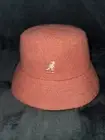 KANGOL BERMUDA BUCKET HAT MENS SMALL 21256008 NEW UNISEX ORANGE