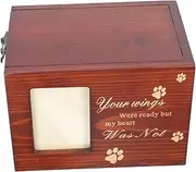 Box Pet Urn Small Urn Keepsake Burial Frame Cat Memorial Urn Ashes Pet Urns for Pet Ashes Keepsake Urn Keepsake Urn Remembrance Casket Dogs Cremation Dog Ashes Urn Cats Urn Wood