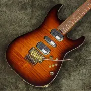Schecter Nv-3-22-Al Flame Maple Top Tyger Eye Burst Order Model No.YG614