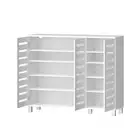 Shoe Rack Cabinet 30 Pairs Adjustable Shelf White Artiss