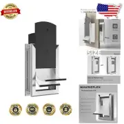 Heavy-Duty Aluminum Dog Door with Magnetic Flaps & Sliding Lock - Easy Install