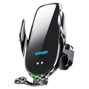 ESSAGER A4 15W 10W 7.5W 5W Wireless Car Phone Holder Charger Car Air Vent Clamp Bracket for iPhone 13 14 14 Pro 14Pro Ma