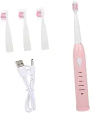 FRCOLOR Kids Electric Toothbrush Soft-bristle Automatic Brush 5 Modes Sensory Toothbrush for Children Pink