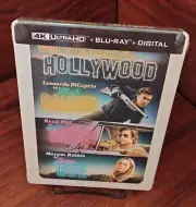 Once upon a time in Hollywood Steelbook (4K+Blu-ray) NEW-Free Box Shipping