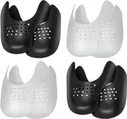4 Pairs Anti-Wrinkle Shoes Crease Protectors Toe Box Decreaser, Shoes Crease Guards for Sneaker and Running Casual Shoes, Men's 7-12/ Women's 5-8