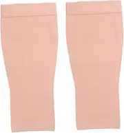PEPLAYTAL 1 Pair Womens Compression Socks Xl Beige Calf Support Stockings for Sports Breathable Stretch Material Reduces Fatigue and Swelling for Basketball Running Exercise